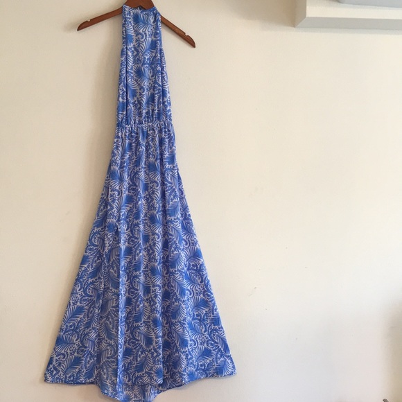 NWT Show Me Your Mumu Heather Halter Maxi Dress - in Sea Breeze - Picture 6 of 16